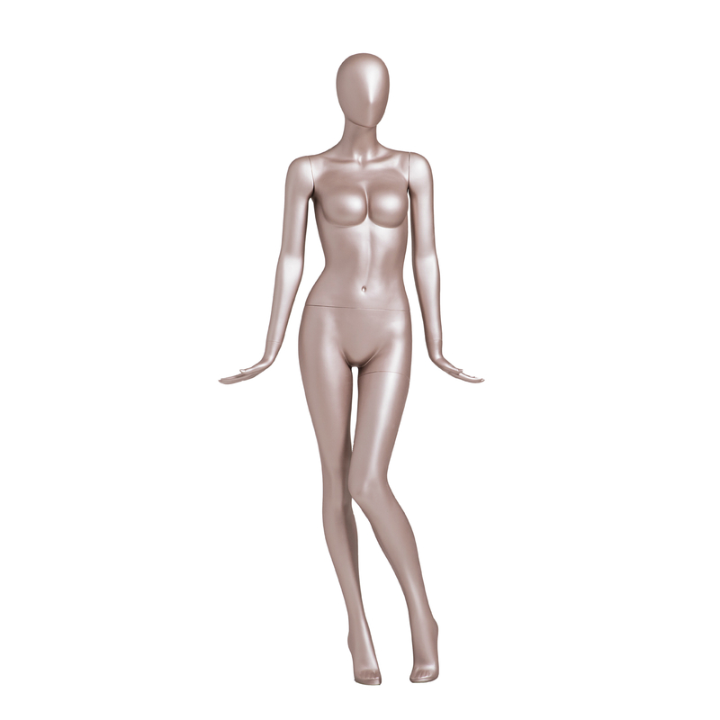 Weiß realistisches weibliches Modell Vollkörper 60cm Taille für Sportbekleidung