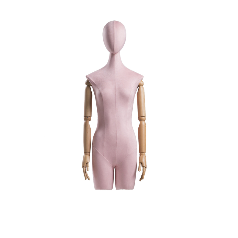 Mehrfarbiger Halbkörper Weiblicher Schaufenster 63cm Taille Aufrechte Haltung