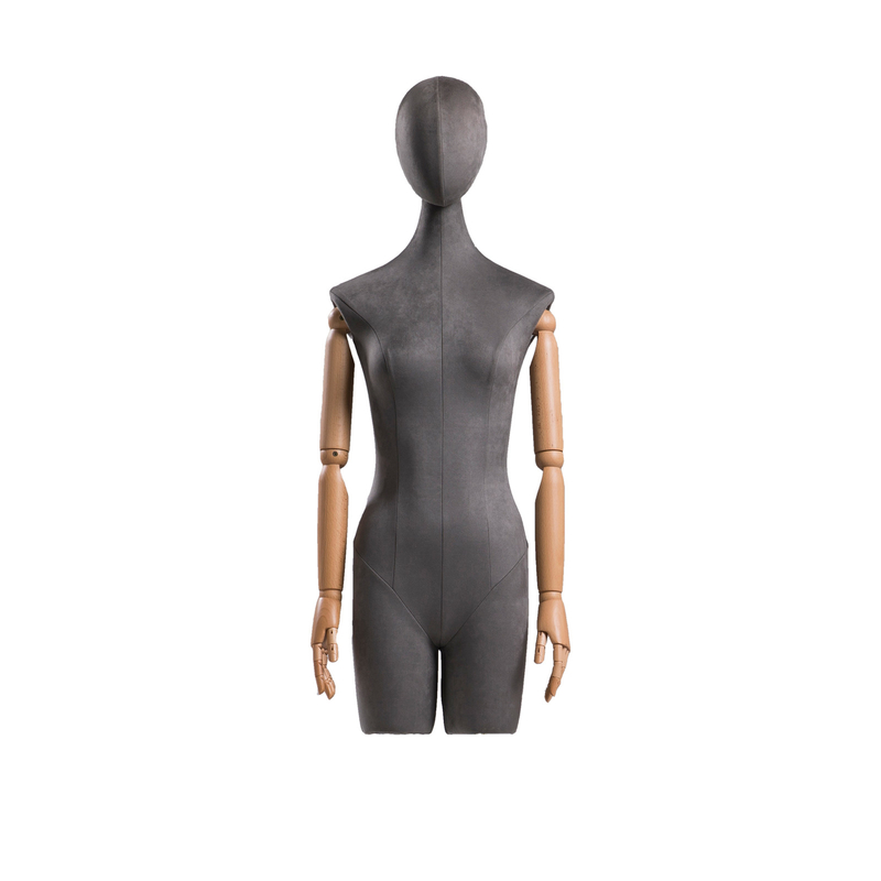 Mehrfarbiger Halbkörper Weiblicher Schaufenster 63cm Taille Aufrechte Haltung