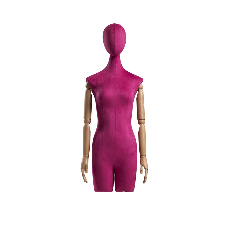 Mehrfarbiger Halbkörper Weiblicher Schaufenster 63cm Taille Aufrechte Haltung